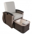Living Earth Crafts Mystia Manicure / Pedicure Chair with Plumbed Footbath