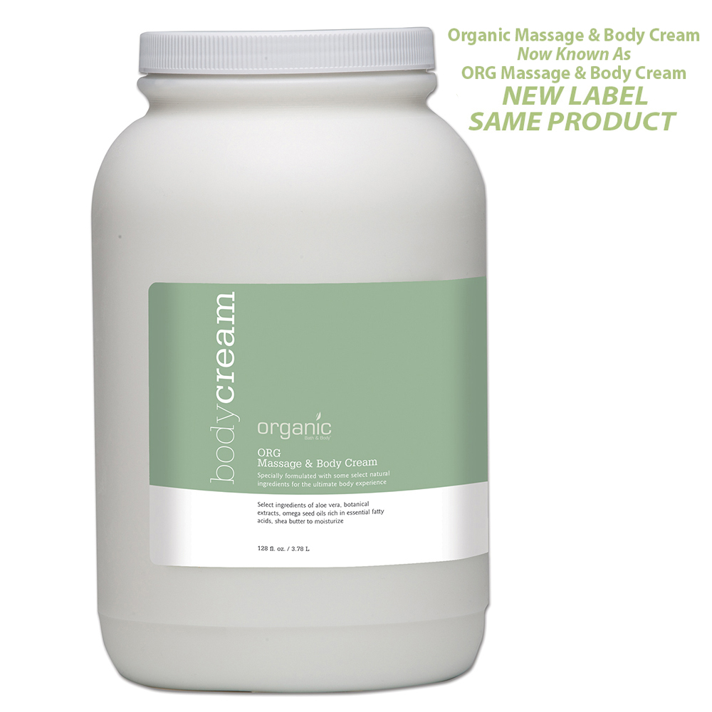 organic massage cream