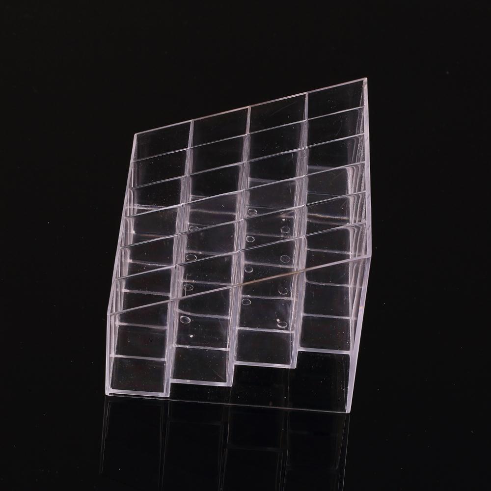 Clear 24 Slot Lipstick/Cosmetic Display Stand Dispensers & Containers