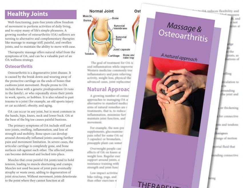 Osteoarthritis-New Style - Brochures