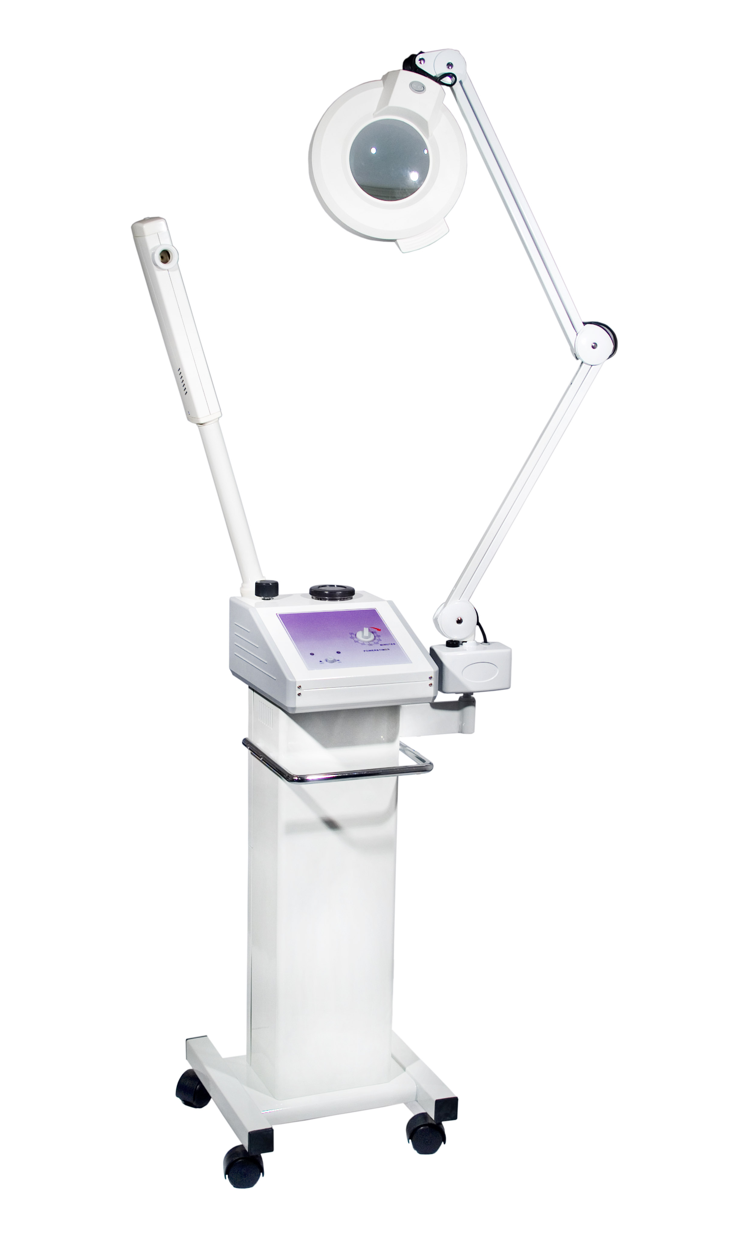 Facial Steamer with Mag Lamp Combo Steamer with Magnifying Lamp FS2IN1