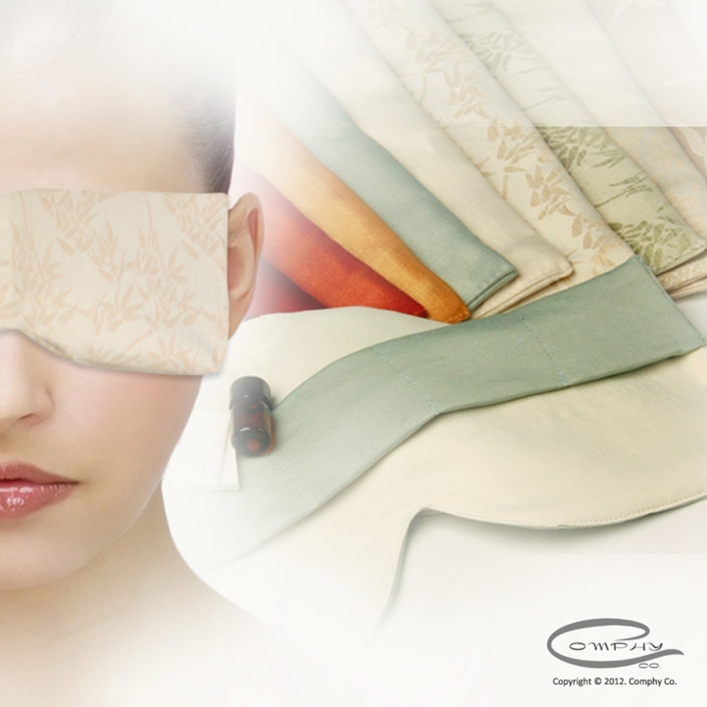 Eye Pillow System 1 pillow w/ 10 covers Comphy Massage Sheets