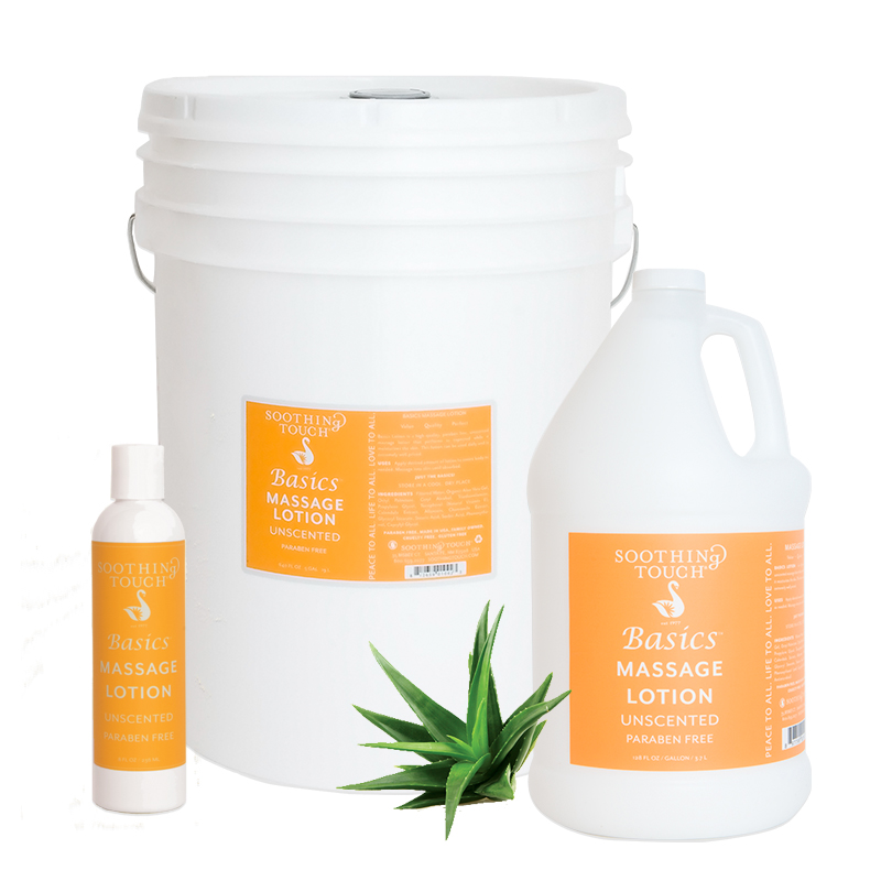 Basics Unscented Massage Lotion Massage Lotions 30700106 Soothing