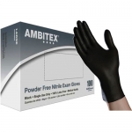LARGE - Black Nitrile Gloves -
