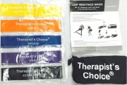 Therapist’s Choice® Loop Resistance Band 5pc Set with Free Carry Bag