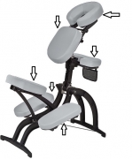 Earthlite Avila II Chair Replacement Pad Set