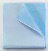 Tidi 951939 Drape Sheet 3-Ply Tissue/Poly/Tissue Blue 40 x 72 100/case