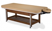 Living Earth Crafts Napa La Mer Spa & Salon Table w/Teak Base