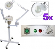 2 in 1 Herbal Aromatherapy Ozone Facial Steamer and Magnifying Lamp