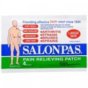 SALONPAS Large External Pain Relief Patches - Pack of 4