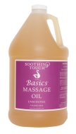 Soothing Touch Basics Unscented Massage Oil Blend - 1 Gallon