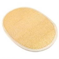 Oval Shaped Loofah Terry Pad