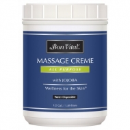 Bon Vital All Purpose Massage Creme Jar - 1/2 Gallon