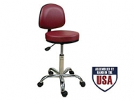 Oakworks Professional Backrest Stool