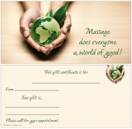 World of Good Non-Folded Gift Certificates - 12 Pack