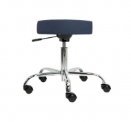 Earthlite Rolling Pneumatic Stool - Standard Height