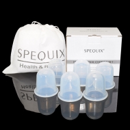 SPEQUIX 6PCS Silicone Massage Vacuum Cups Cupping Set