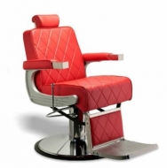 King Barber Chair - Red