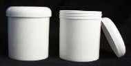 89mm Jar and Twist Lid White - case / 12