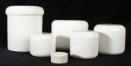 Jar and Twist Lid White - Case of 12