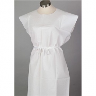Tidi Gown White Tissue/Poly/Tissue 30 in. x 42 in. Box/50