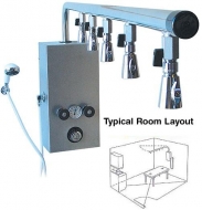 Cascade 5 Head Vichy Shower  85 Shower Arm