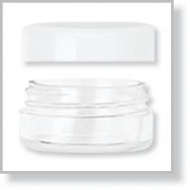 Jar with Threaded Cap - Clear - bag / 25