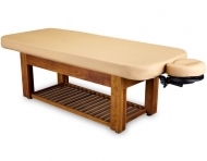 Living Earth Crafts Napa La Mer Spa & Salon Table w/Teak Base