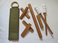 Bamboo Fusion Bamboo Massage Table Stick Set