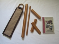 Bamboo Fusion Pedi Mani Bamboo Stick Set & DVD