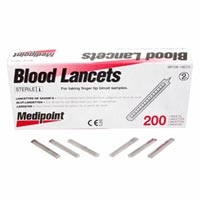 MediPoint Stainless Steel Sterile Lancets