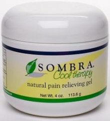 Sombra Natural Pain Relieving Gel Cool Therapy 4oz Jar - 4 oz.