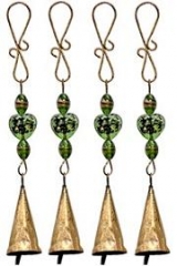 String Bell with Glass Beads