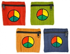 Peace Sign Coin Bags