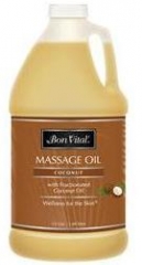 Bon Vital Coconut Massage Oil - 1/2 Gallon