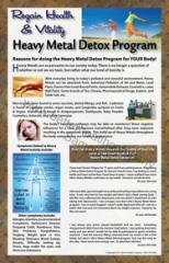 Heavy Metal Detox Program Promotional Poster