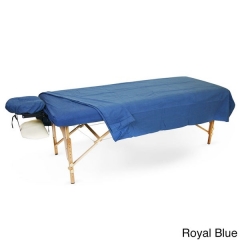 3 Piece Flannel Sheet Set - Royal Blue