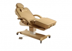 MaxKing Electric Lift Salon Table - Beige