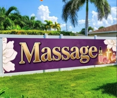 Massage Banner Commercial Advertising