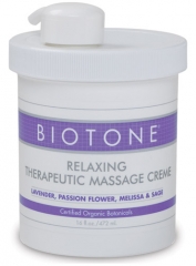Biotone Relaxing Therapeutic Massage Creme - 16 oz.