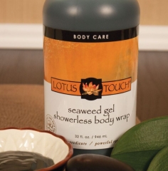 Lotus Touch Seaweed Gel Showerless Body Wrap - 32 oz.