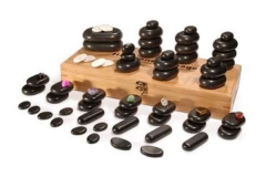 Hot Stone Set - 64 stones with Case