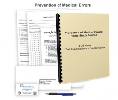 Prevention of Medical Errors - 2 CE Hours