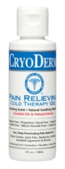 CryoDerm Cold Therapy 4 ounce Pain Relieving Gel -