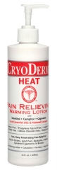 Cryoderm Heat Lotion - 16 oz.