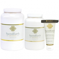 Sacred Earth Vegan Massage Cream Unscented - 1/2 Gallon