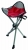 Travel Chair Slacker Folding Stool RED -