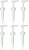 PUMP for Gallon & Half Gallon Jugs 38-400 White PP Plastic High Output SIX PUMPS -