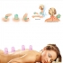 SPEQUIX 6PCS Silicone Massage Vacuum Cups Cupping Set