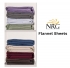 NRG Deluxe Flannel Massage Table Sheet Set